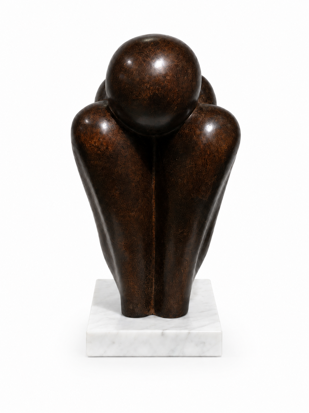 Arturo Di Modica, Untitled, green patinated bronze mounted on marble