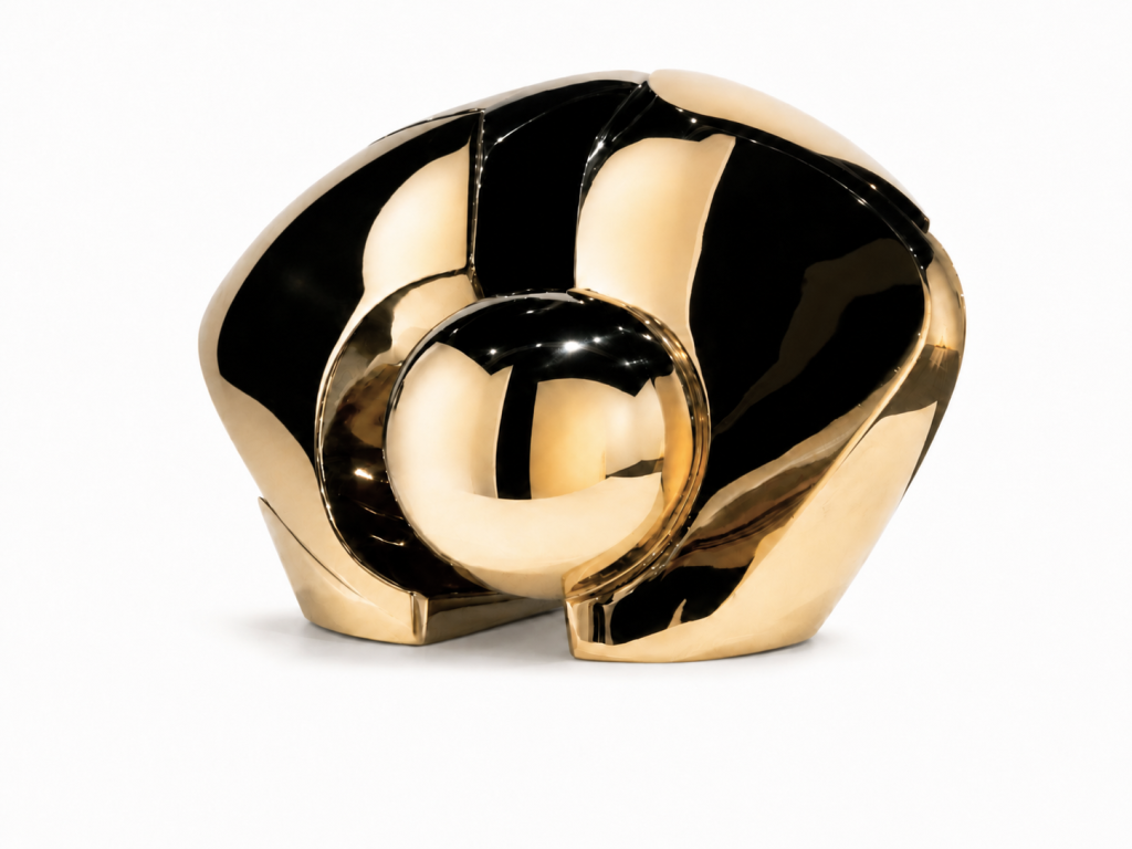 Arturo Di Modica, Untitled, c. 1970, polished stainless steel and bronze